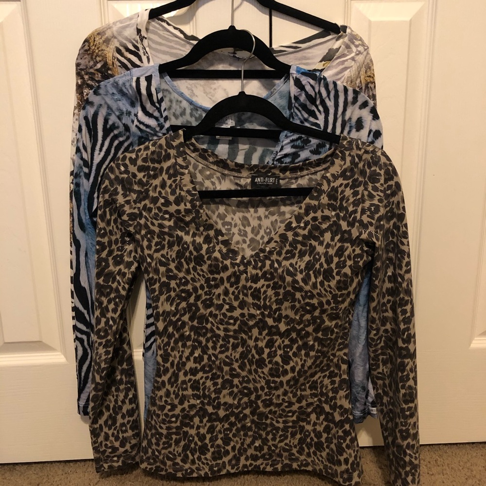 Authentic ANTI-FLIRT Paris Long Sleeve Shirts